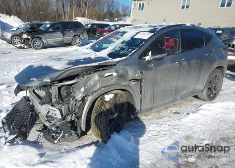 2025 Lexus Nx 350 F Sport Handling z USA, uszkodzony, nr VIN 2T2KGCEZ6SC069454